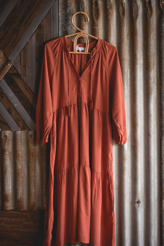 Rachael Rust Dress